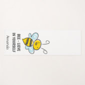 Personalisiertes Bienenleben in Ihrer Fitness Yogamatte (Vorderseite (Horizontal))