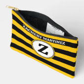 Personalisiertes Bienenmuster Zubehörtasche (Offen)