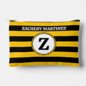 Personalisiertes Bienenmuster Zubehörtasche (Vorderseite)