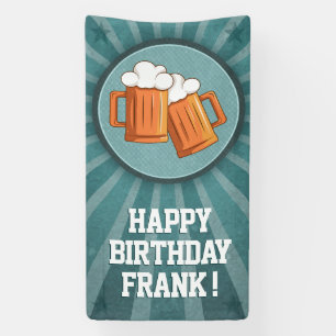 Personalisiertes Bier Alles Gute zum Geburtstag Banner