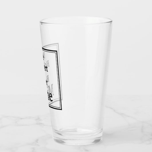 Personalisiertes Bier "BIER MINE" Glas (Links)