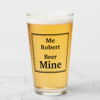 Personalisiertes Bier "BIER MINE" Glas