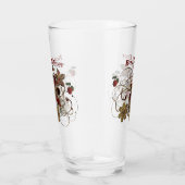 Personalisiertes Bier-Blumenglas zum Vater Glas (Rechts)