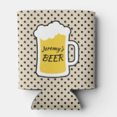 Personalisiertes Bier Dosenkühler (Rückseite)