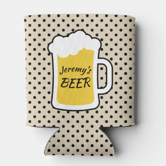Personalisiertes Bier Dosenkühler (Rückseite)