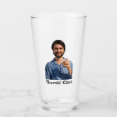 Personalisiertes Bier Glas (Vorderseite)