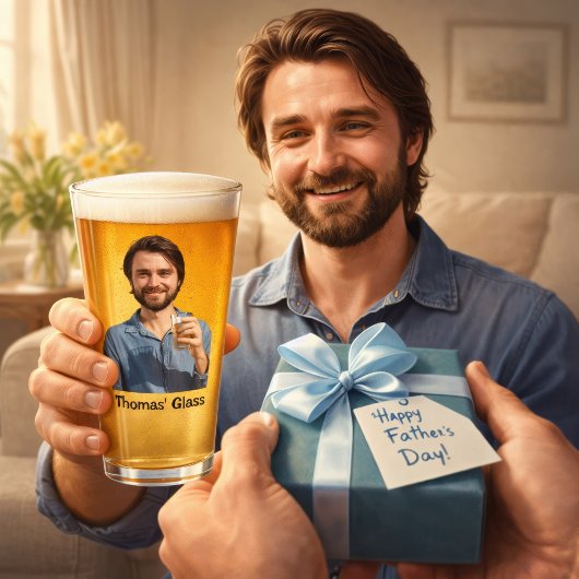 Personalisiertes Bier Glas
