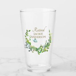 Personalisiertes Bier-Glas Botanisches Leaf Glas