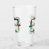 Personalisiertes Bier-Glas für Vater Glas (Links)