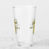 Personalisiertes Bier Retro Glas (Links)