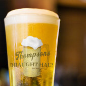 Personalisiertes Bier Retro Glas