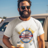 Personalisiertes Bier und Baseball T-Shirt