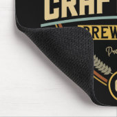 Personalisiertes Bieretikett Brauunternehmen Bar Mousepad (Ecke)