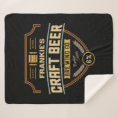 Personalisiertes Bieretikett Brauunternehmen Bar Sherpadecke (Vorderseite (Horizontal))