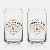 Personalisiertes Bierglas Dosenglas (Vorderseite)