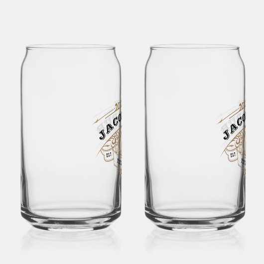Personalisiertes Bierglas Dosenglas (Rechts)