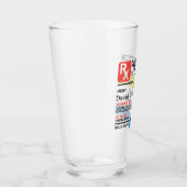 Personalisiertes Bierglas Glas (Rechts)