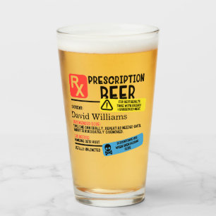 Personalisiertes Bierglas Glas