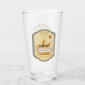 Personalisiertes Bierglas Glas (Rückseite)