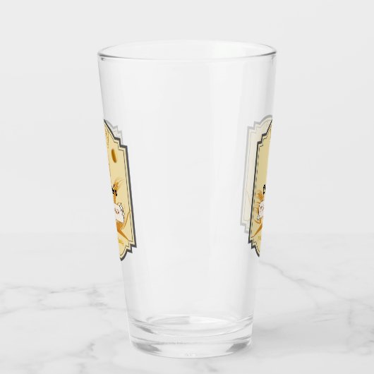 Personalisiertes Bierglas Glas (Links)