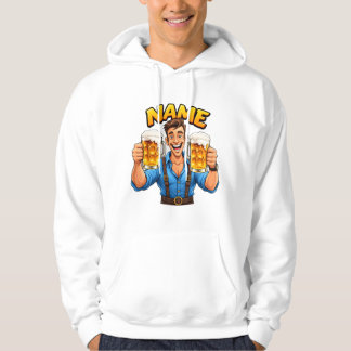 Personalisiertes Bierliebhaber L Kapuzenpullover � Hoodie
