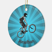 Personalisiertes Bike-Ornament Keramik Ornament (Links)