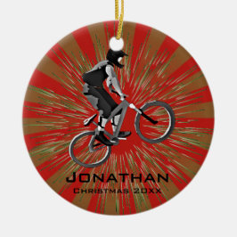 Personalisiertes Bike-Ornament Keramik Ornament