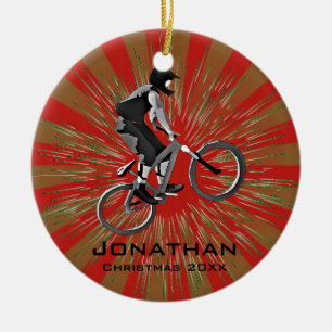 Personalisiertes Bike-Ornament Keramik Ornament