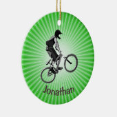 Personalisiertes Bike-Ornament Keramik Ornament (Rechts)
