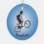 Personalisiertes Bike-Ornament Keramik Ornament (Links)