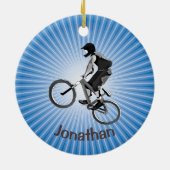 Personalisiertes Bike-Ornament Keramik Ornament (Hinten)