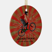 Personalisiertes Bike-Ornament Keramikornament (Rechts)