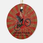 Personalisiertes Bike-Ornament Keramikornament (Links)