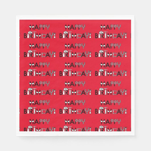 Personalisiertes Bike Thema geteerte Grafik Geburt Serviette (Vorderseite)