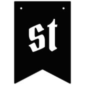 Personalisiertes Biker Couple Wedding Jubiläum Wimpelkette (Dritte Fahne)