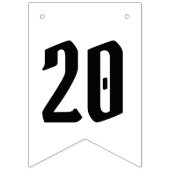 Personalisiertes Biker Couple Wedding Jubiläum Wimpelkette (Zweite Fahne)