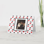 Personalisiertes Bild am Valentinstag Karte (Vorderseite)