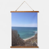 Personalisiertes Bild eines benutzerdefinierten Fo Wandteppich Mit Holzrahmen (Vorderseite)