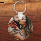 Personalisiertes Bild hinzufügen Schlüsselanhänger (Vorderseite)
