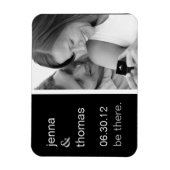 personalisiertes Bild speichert Datummagnet Magnet (Vertikal)