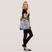 Personalisiertes Bild und Name Niedliche Aquarellb Tasche (Am Model)