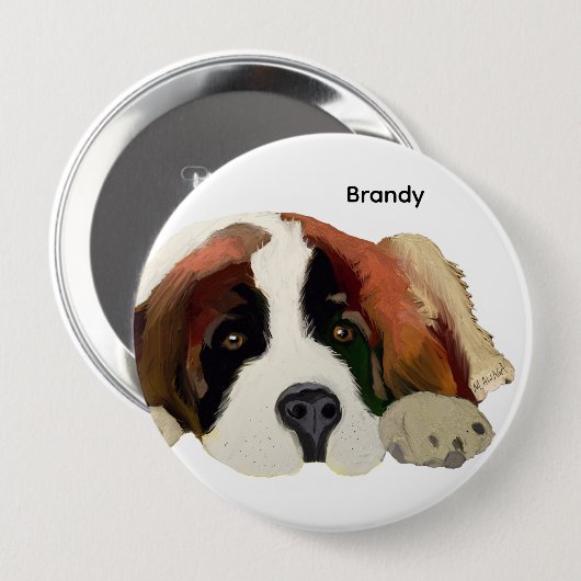 Personalisiertes Bild und Name oder als As-is St.  Button (Vorne & Hinten)