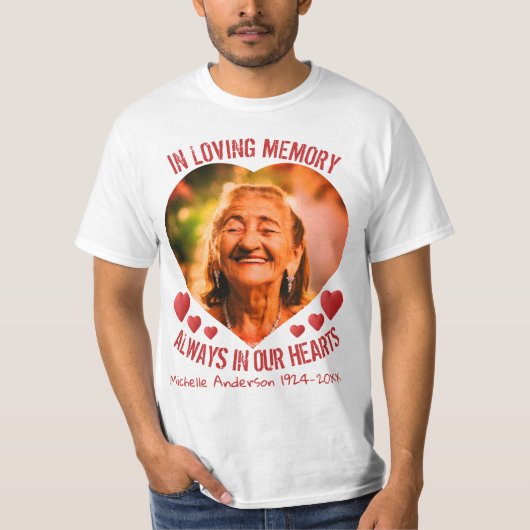 personalisiertes Bild und T - Shirt (Vorderseite)