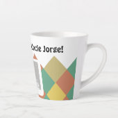 Personalisiertes Bild und Text mit Tasse (Rechts)