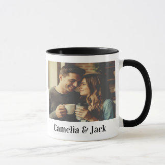 Personalisiertes Bild und Text Tasse