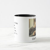 Personalisiertes Bild und Text Tasse (Zentrum)