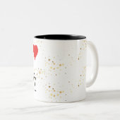 Personalisiertes Bild von Mommy und mir Liebe Zweifarbige Tasse (VorderseiteRechts)