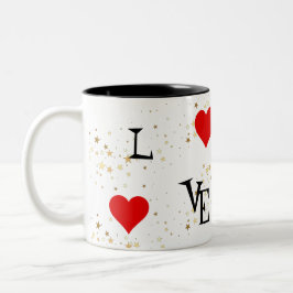 Personalisiertes Bild von Mommy und mir Liebe Zweifarbige Tasse