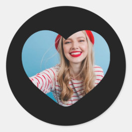 personalisiertes Bildaufkleber Runder Aufkleber