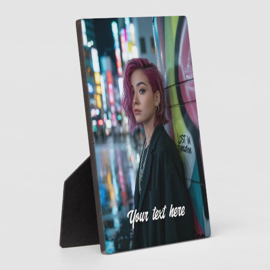 Personalisiertes Bildgeschenk Fotoplatte (Seite)